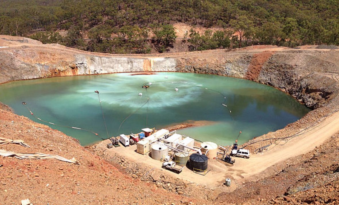 Mine Wastewater Pit - CSIRO Science image